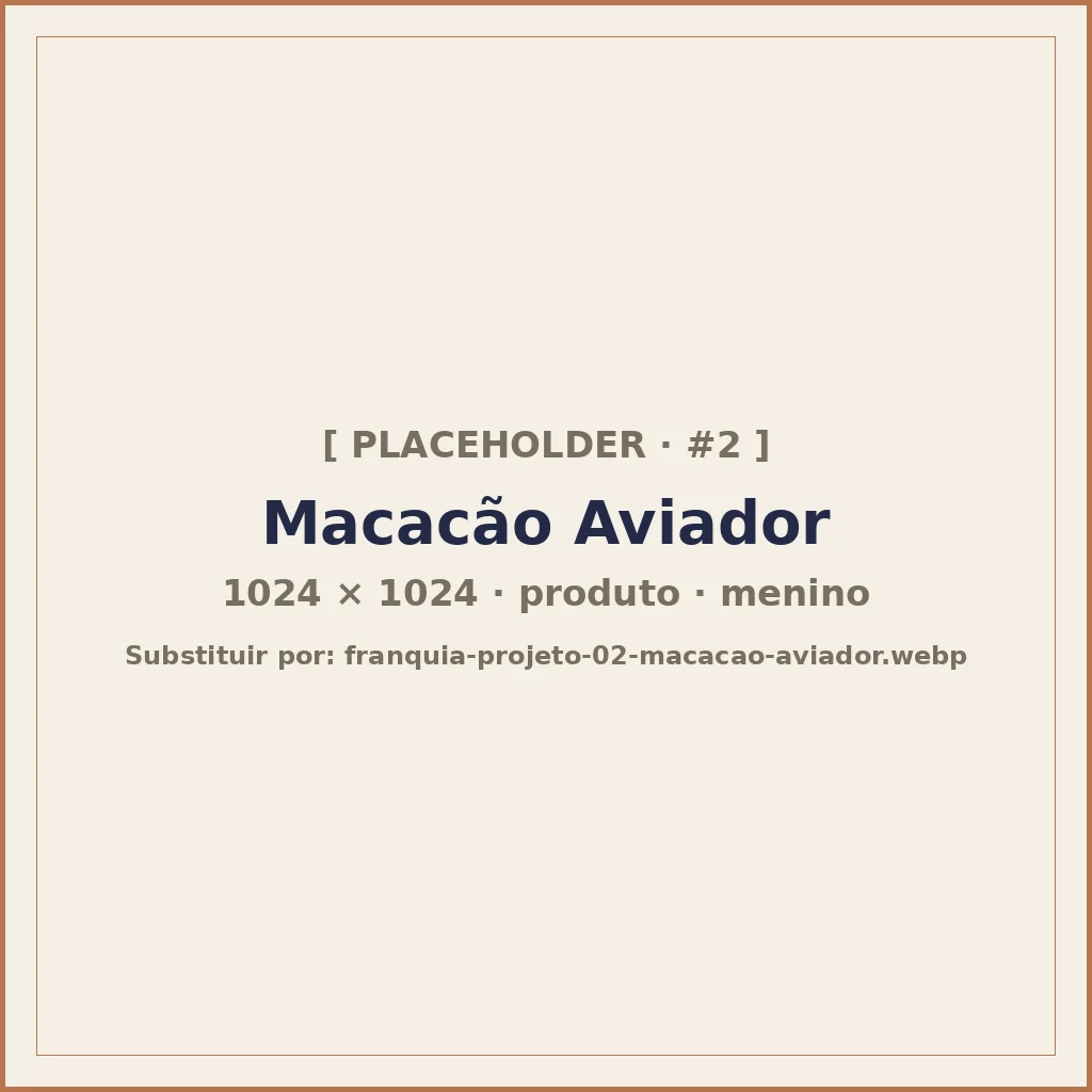 Macacão Aviador